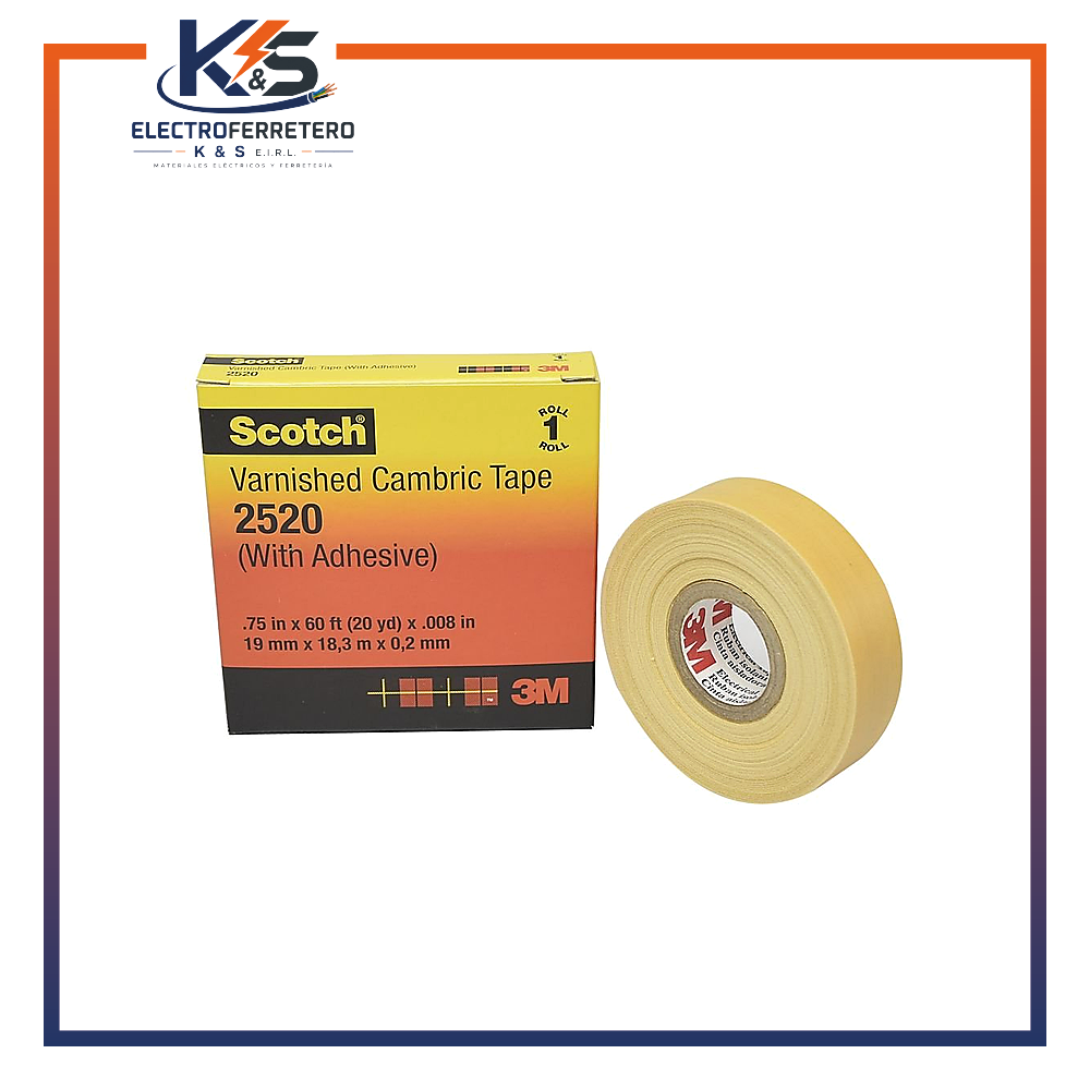 Cinta Cambric 2520 3M