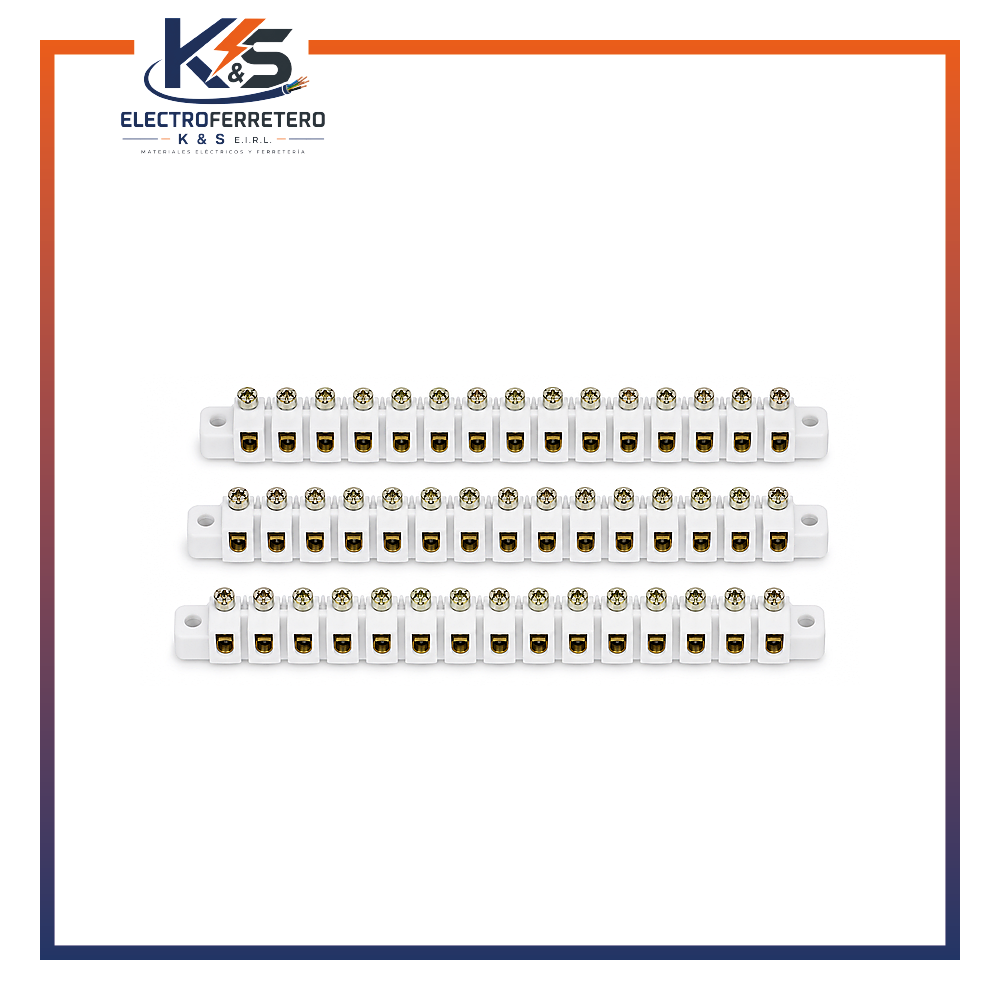 Borneras PVC