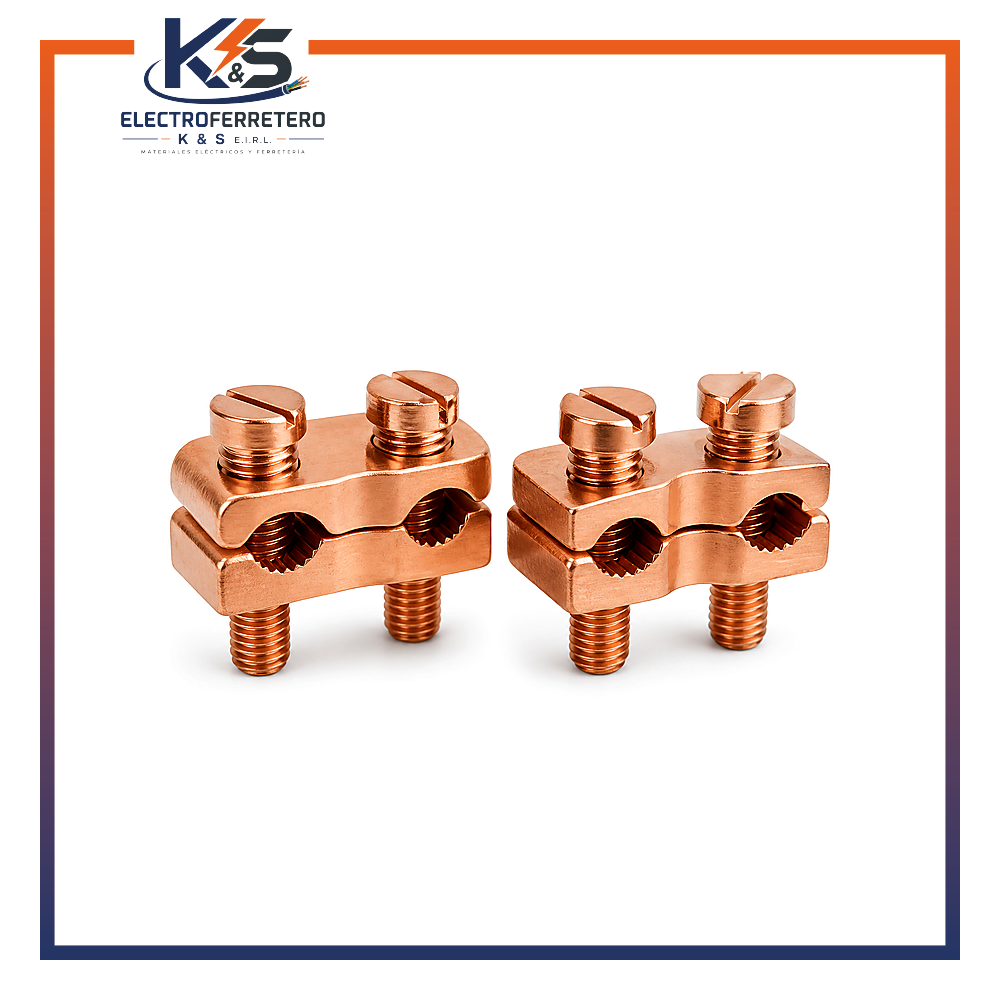 Conector 2 Vias Cobre